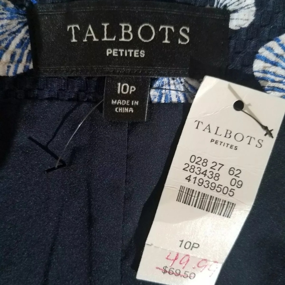 Talbots Skirt Multi-color A-line Size 10 P Medium - Picture 2 of 3